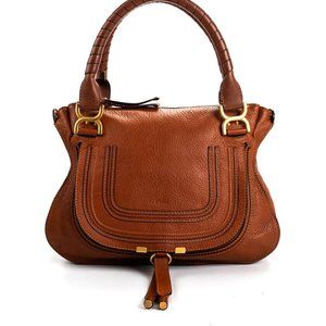 Chloe Leather Marcie Shoulder Bag
